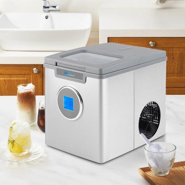 [롯데알미늄] 롯데 12KG 가정용 캠핑용 스테인레스 제빙기 LIM-1520 > 주방가전 